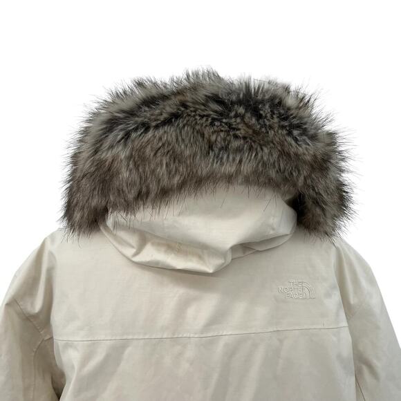 The North Face Women's Downtown Parka‎ Jacket Vintage White Size XXL *Flaws - Picture 12 of 16